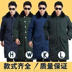 正版寒区常服大衣可拆卸内胆长款军大衣男士绿色防寒保暖加厚棉袄