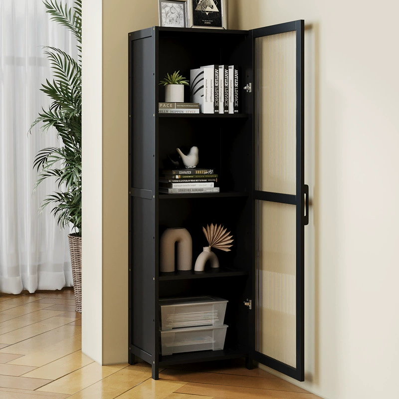 Домашний книжный шкаф Простой книжный шкаф от пола до пола на стене