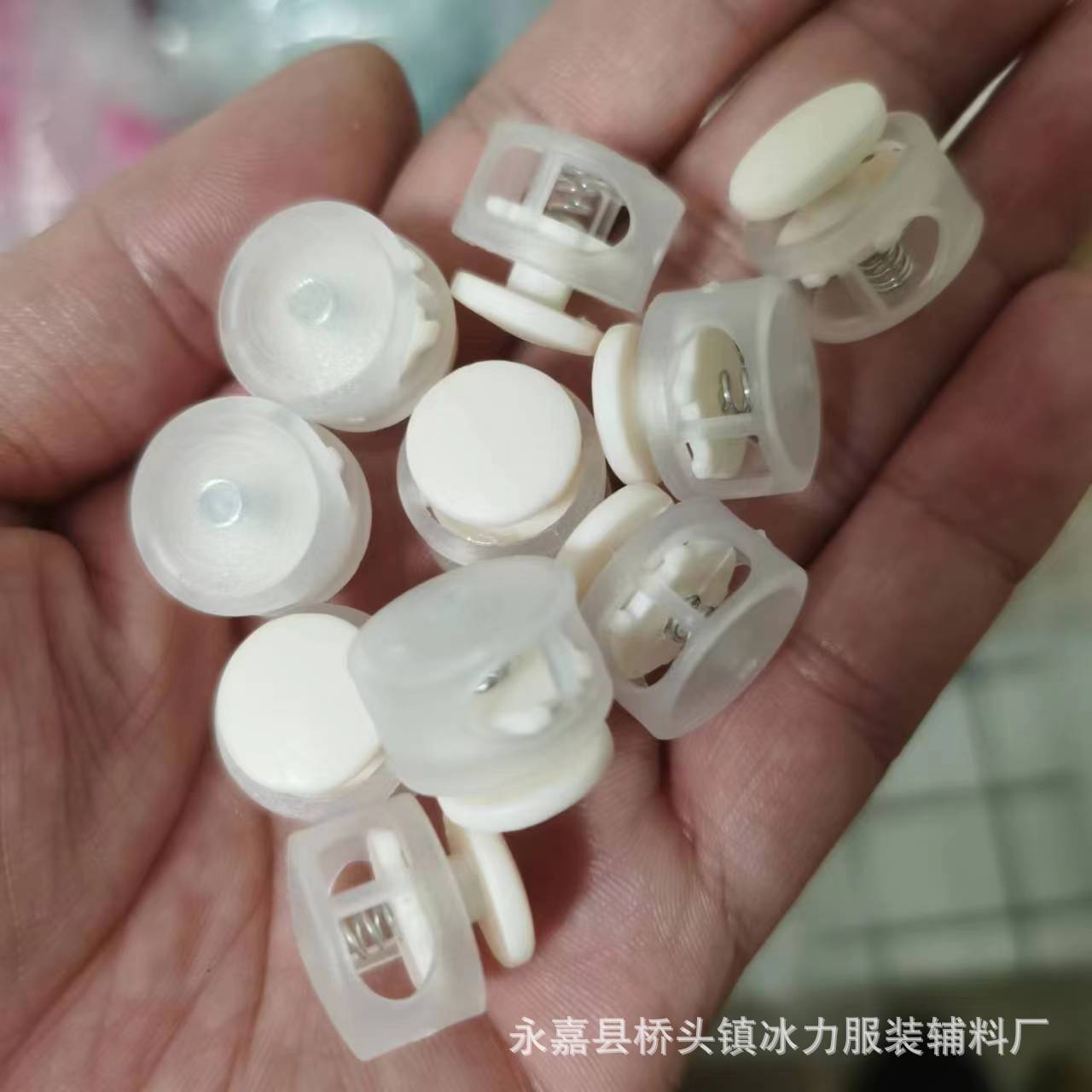 En stock pan hebilla de primavera hebilla de cordones sin corbata para niños hebilla de Nariz de cerdo ropa cordón suéter dobladillo hebilla elástica