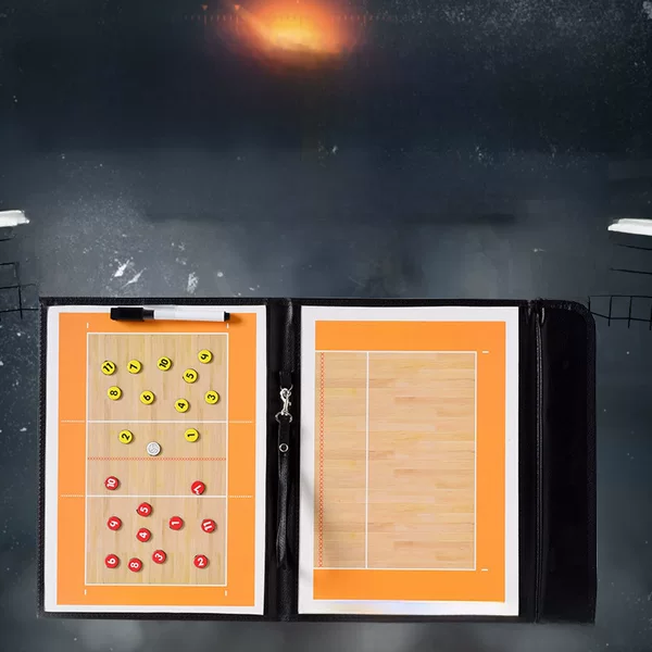 2.5 folding leather volleyball Tactical board coach Tactical board graphic board teaching board wholesale Tactical board