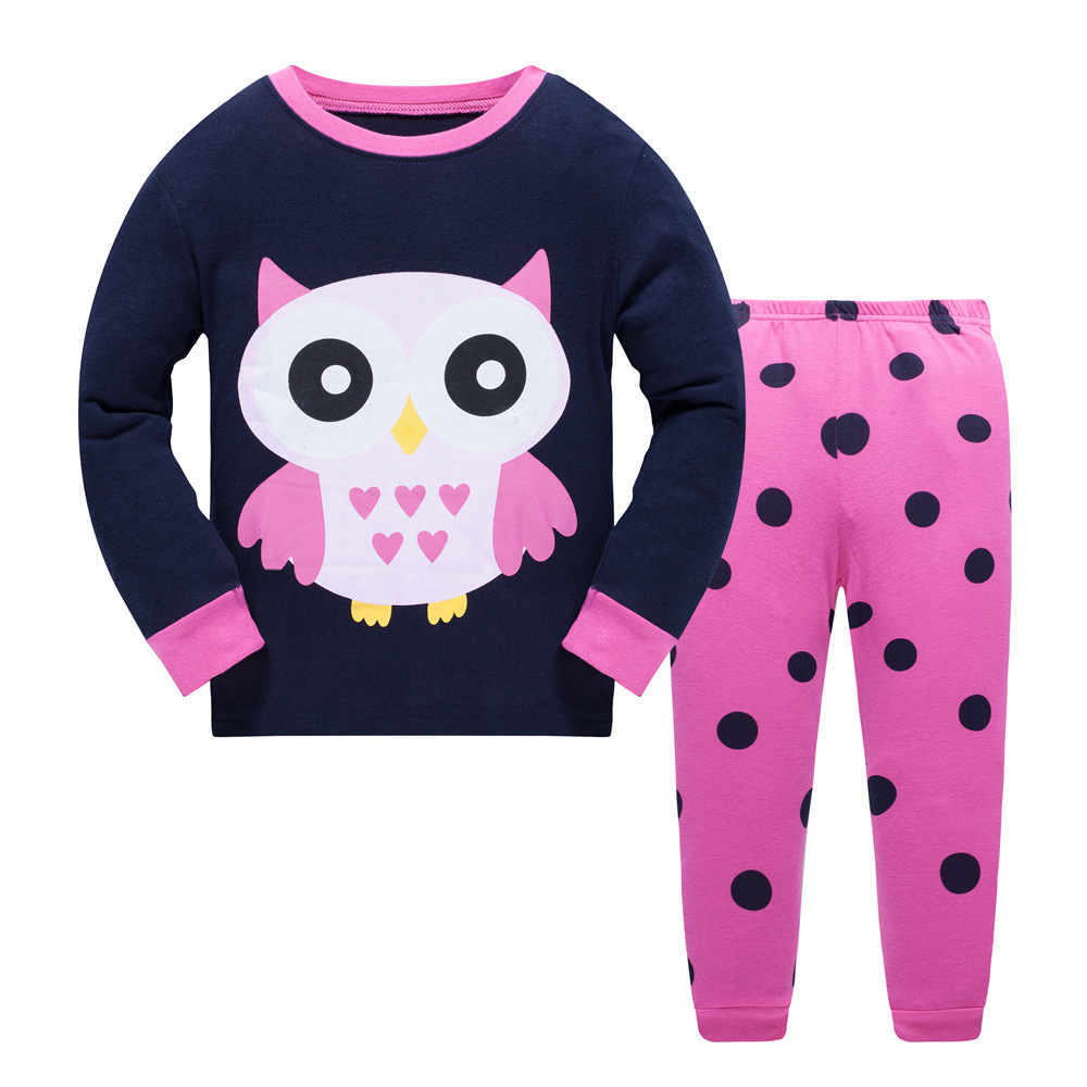 Niñas pijamas traje Comercio exterior nuevo niños Amazon de homewear en stock al por mayor