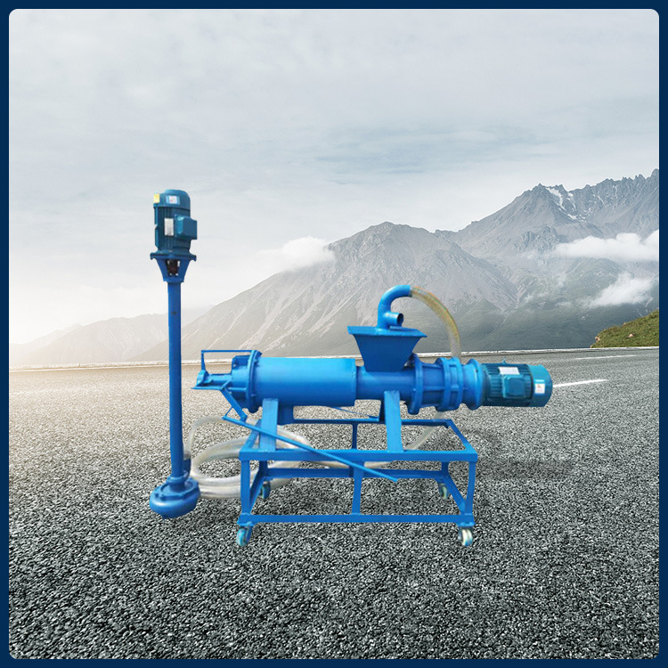 养殖场挤压机 5.5KW猪粪干湿分离设备 猪场粪便固液分离机 易清洗