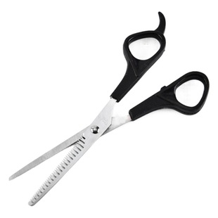 Factory in stock stainless steel hair scissors pet flat blade scissors beauty hairdressing tooth mouth Scissors barber tools wholesale