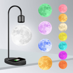 新起爆三色宙に浮いた月電球PCB月3d小夜灯枠大星DIY