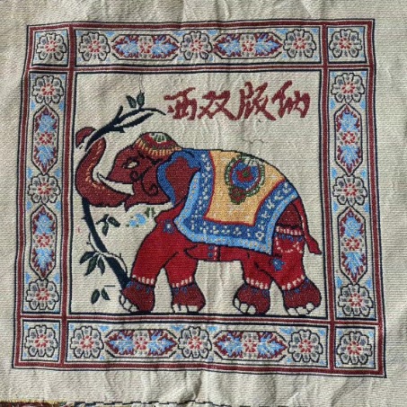 厂家直销高精密色织提花布料DIY箱包手提包帆布包装裱墙画布料