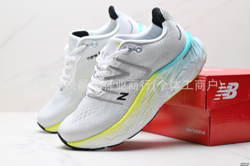 莆田純正 NB X More v4 マラソン通気性ランニングシューズ耐摩耗性ロートップクロスボーダー外国貿易スポーツシューズ|undefined