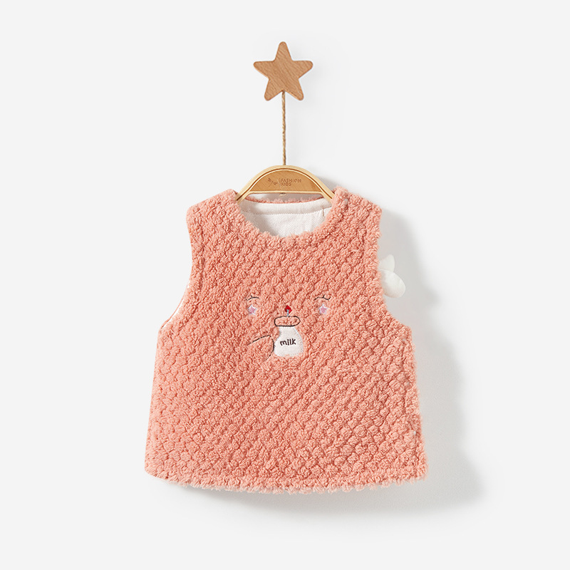 Chaleco de otoño e invierno para niños bebé Delgado acolchado engrosado Chaleco de invierno para niños y niñas recién nacido abrigo cálido Chaleco de bebé