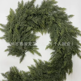 圣诞花环;仿真绿植;仿真花