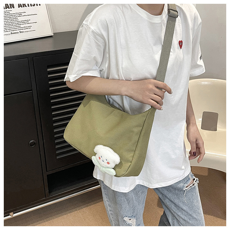 "2024 Autumn New Style Japanese sweet and fashionable single-shoulder bag, simple and cute crossbody bag, one-piece consignment. undefined