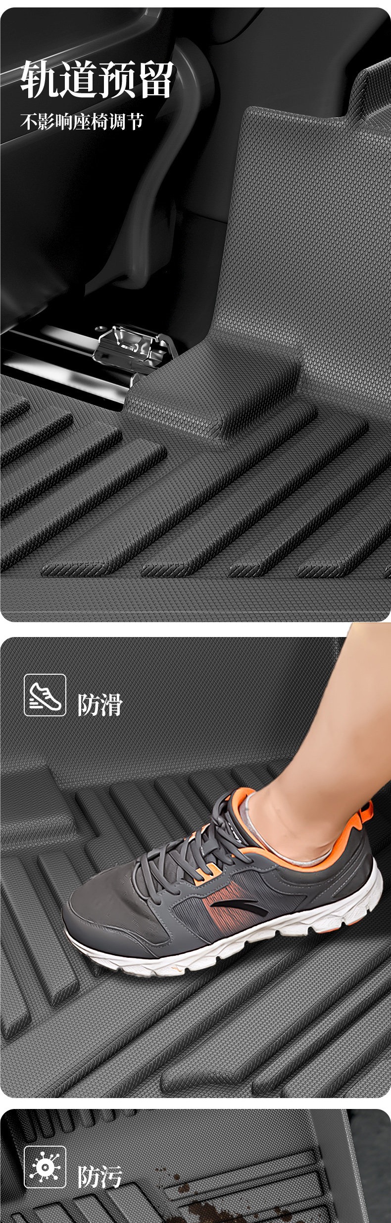 TPE car floor mats, full coverage, custom-made for specific car models, 2026 new and old models, carpet mats