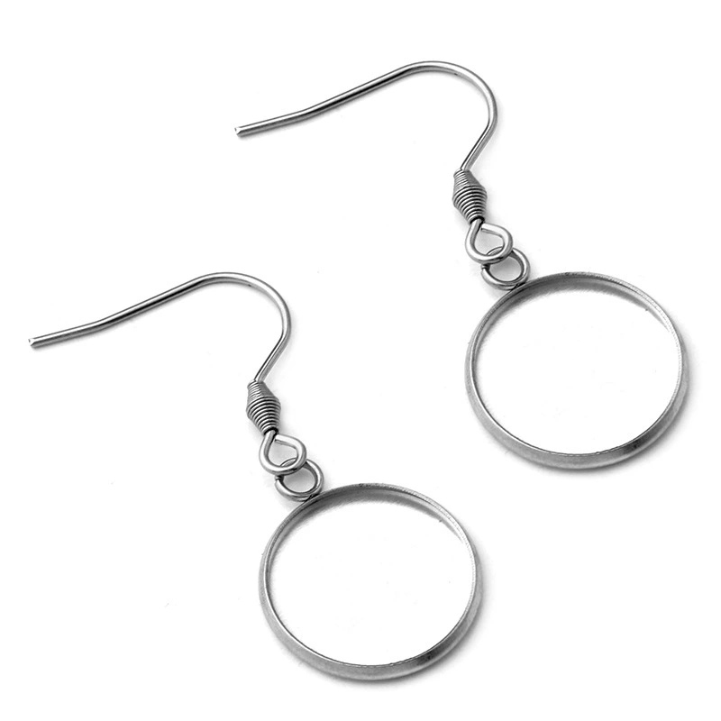 Серьги из нержавеющей стали, аксессуар, 6 мм, 25 мм, опт