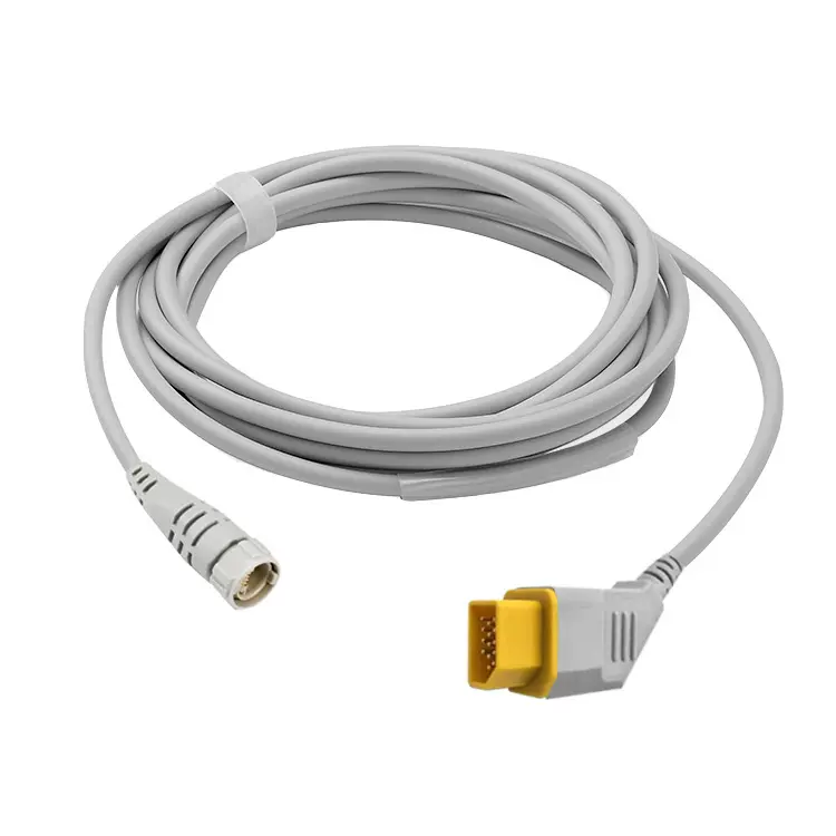 供应全新日本光电14针转美代有创压转换线 监护仪端连接线