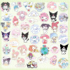 Melici sticker box box is equipped with 120 pieces of no repeated anime peripheral creative self -stick sticker big head stickers