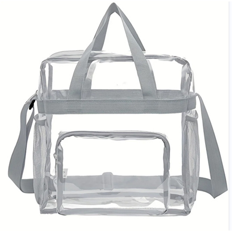 Amazon transfronteriza transparente de PVC de gran capacidad bolsa de equipaje portátil de viaje a prueba de frío bolsa de lavado de fábrica en stock