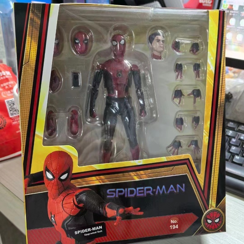 MAFEX194スパイダーマンオランダ弟版小迷弟漫威英雄可動人形箱入りフィギュア|undefined