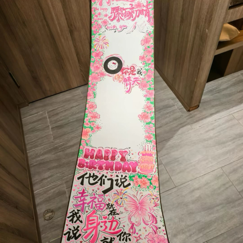 Graduation Season Painting Semi-Finished Scroll Handwritten DIY Love Letter Scroll Material Kit Gift for Friends, Couples, and Besties