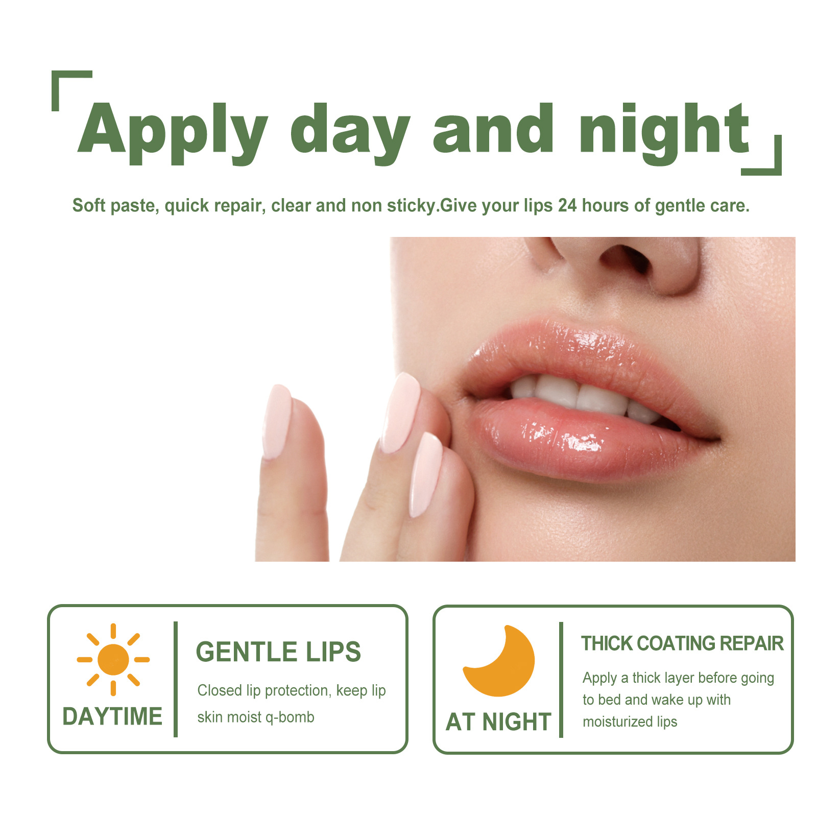 L'aloe EELHOE dissala le linee delle labbra, protegge le labbra dalle screpolature della secchezza e idrata il rossetto_voghion.com