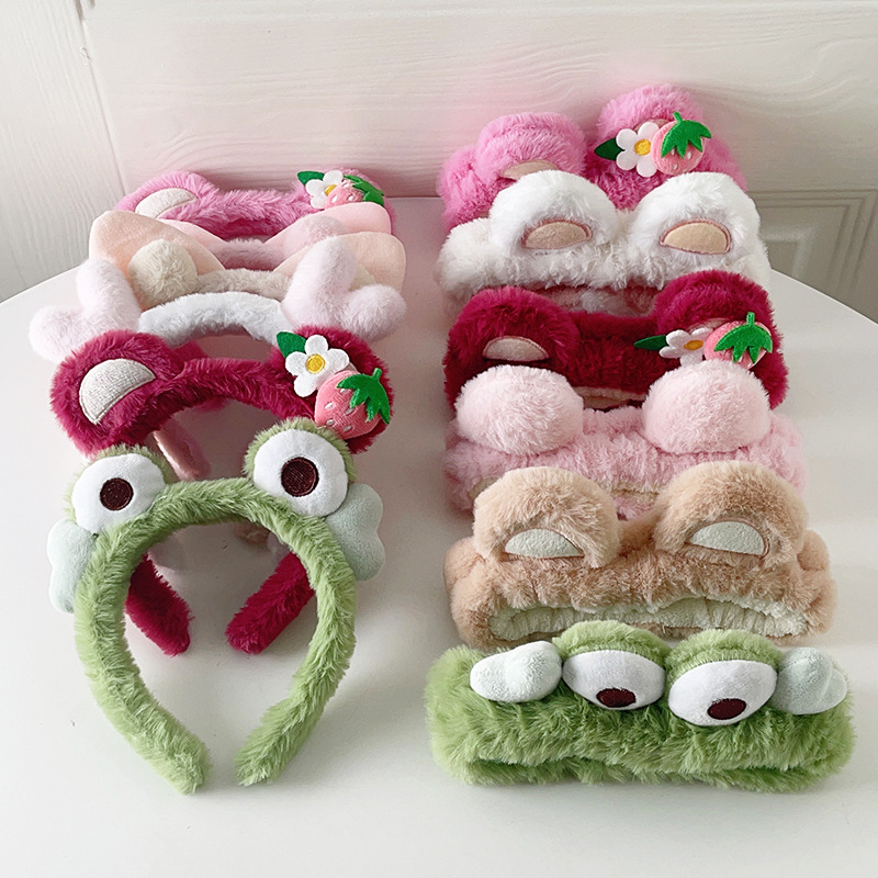 Demi-season plush cute headband