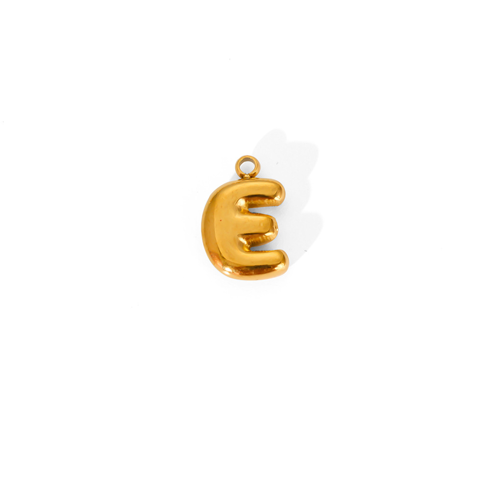 2g Weight Pendant Jewelry Making Type 12*8mm Jewelry Making Size DIY Jewelry Accessories Classification 1 Piece Quantity 304 Stainless Steel Material Letter Pattern All Seasons Season Polishing Design Vacation, Simple Style Style 1 Piece 12*8mm 304 Stainless Steel Letter Pendant 8