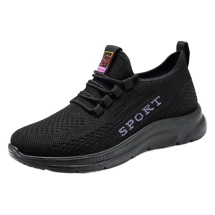 Zapatos de Mujer, Primavera 2026, Nuevo Estilo, Tejido Transpirable, Zapatos Deportivos de Poliuretano, Ligeros, para Correr, Suela Suave, Casuales, Venta al Por Mayor