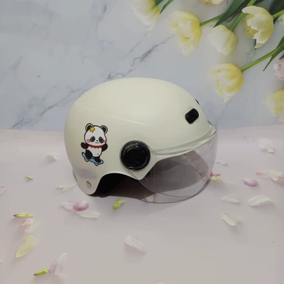 anti-fall summer adjustable helmet, Motosiklet kaskı (dəbilqə) - off-white-hd-short-1-5-years-old-skateboard-bear-jz
