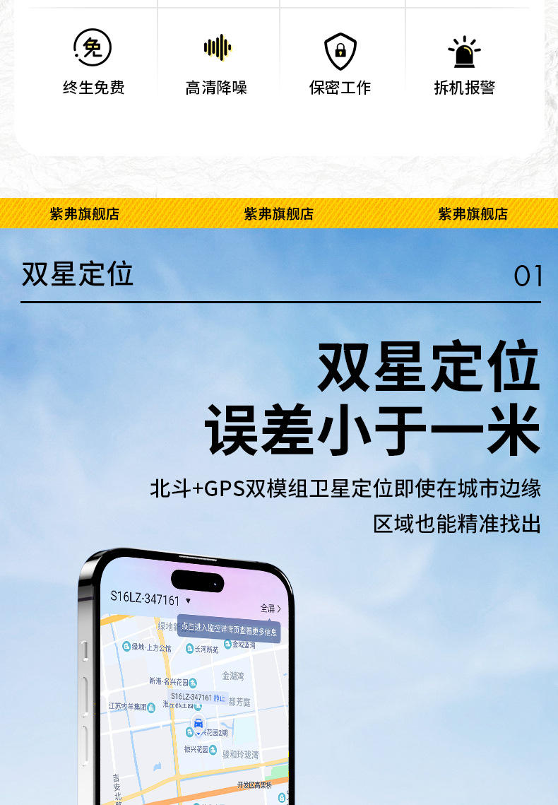 GPS Locator for Vehicle Anti-Loss Anti-Theft Tracking Device