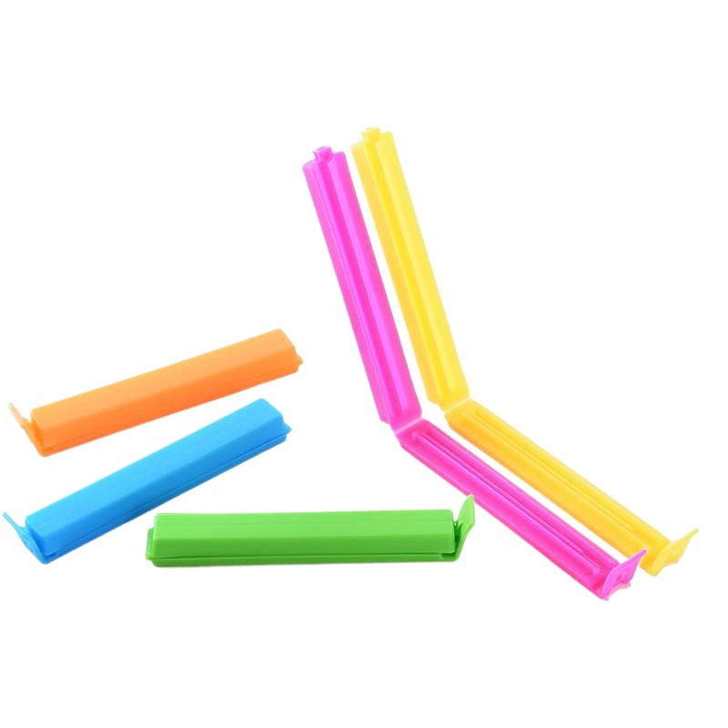 Clip de sellado de color caramelo creativo clip de sellado de bolsa de plástico clip de comida de aperitivo de mantenimiento fresco clip de sellado de té