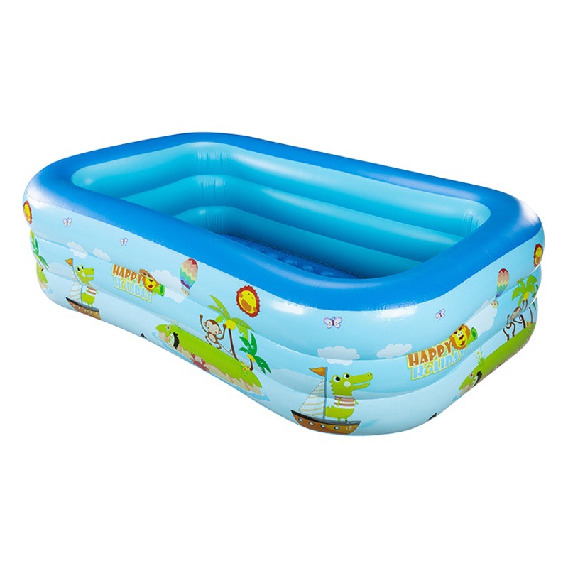Piscina inflable para niños de PVC transfronterizo casa piscina familiar grande al aire libre engrosada PISCINA DE BOLAS de océano de plástico