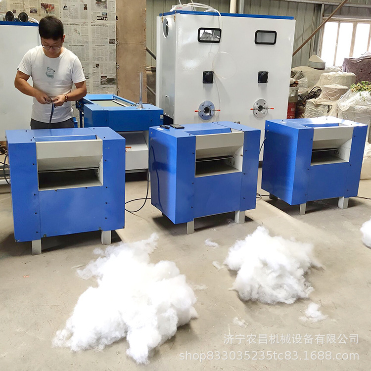 毛绒玩具开松充装机