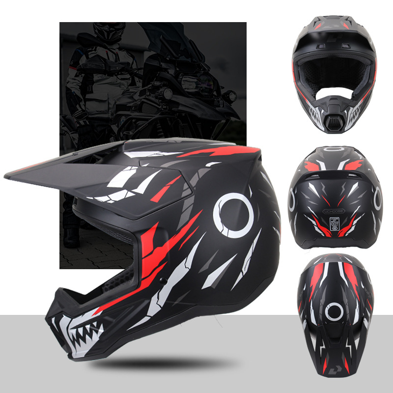 Umoos National Standard 3C Motorcycle Off-Road Helmet Mountain Downhill Bicycle Safety Helmet Go-Kart Anti-Collision