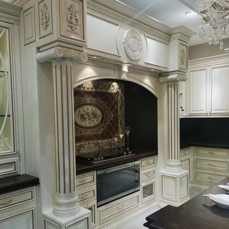 Guangdong cabinet wholesale American island table whole kitchen cabinet door panel foreign trade Kitchen Cabinet Whole House solid wood whole Cabinet Guangdong cabinet wholesale American island table whole kitchen cabinet door panel foreign trade Kitchen Cabinet Whole House solid wood whole Cabinet