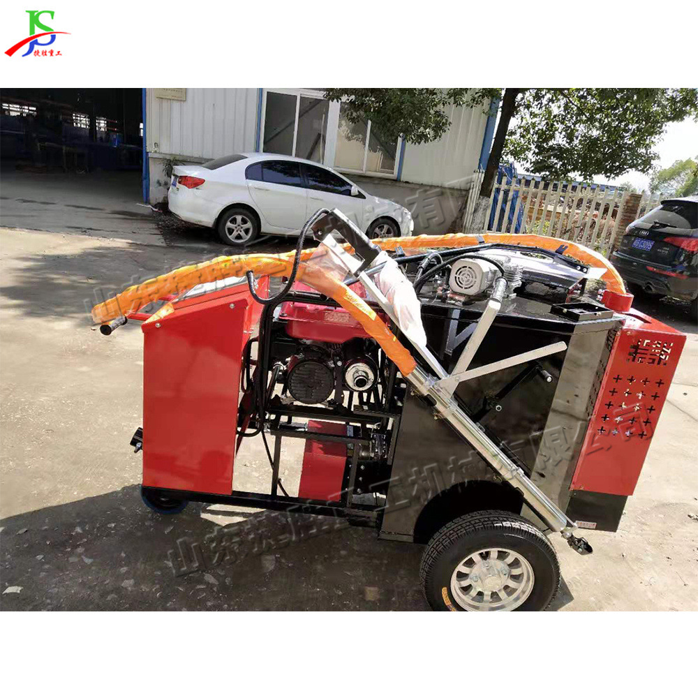 Máquina de relleno de reparación de carreteras pequeñas Máquina de relleno de asfalto de calentamiento automático Máquina de relleno de pavimento de asfalto de empuje manual