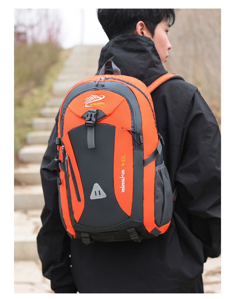 Sportlicher Rucksack Fahrradrucksack Rucksack mit Schultergurten Herren Reiserucksack große Kapazität lässiger Reiserucksack Camping Outdoor Wanderrucksack Bergrucksack