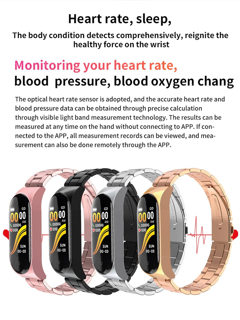 Title 7, Smart Bracelet Herzfrequenz Blutdruck Ihr persö...