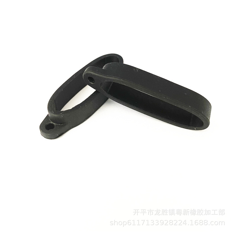 38mm超大扁形带眼软硅胶挂环可拉伸弹性防摔滑丢逼格挂绳套圈配件