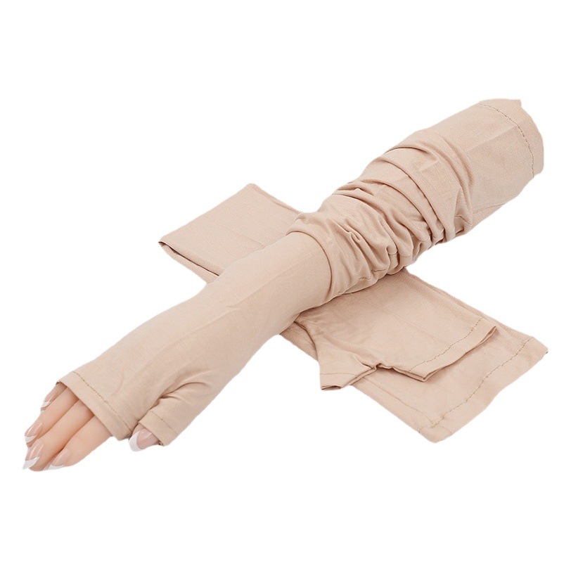 Factory direct Modal cotton sunscreen sleeve women's summer thin driving rider long arm sleeve men's wholesale