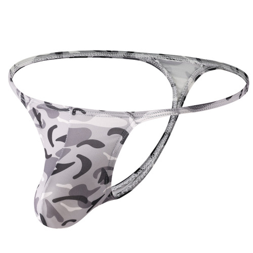 Bestselling Hot Sale! Men's Low-Waist T-Shaped Pants Camouflage Tanga Pants Sexy Breathable Factory Direct One-Time Order Wholesale