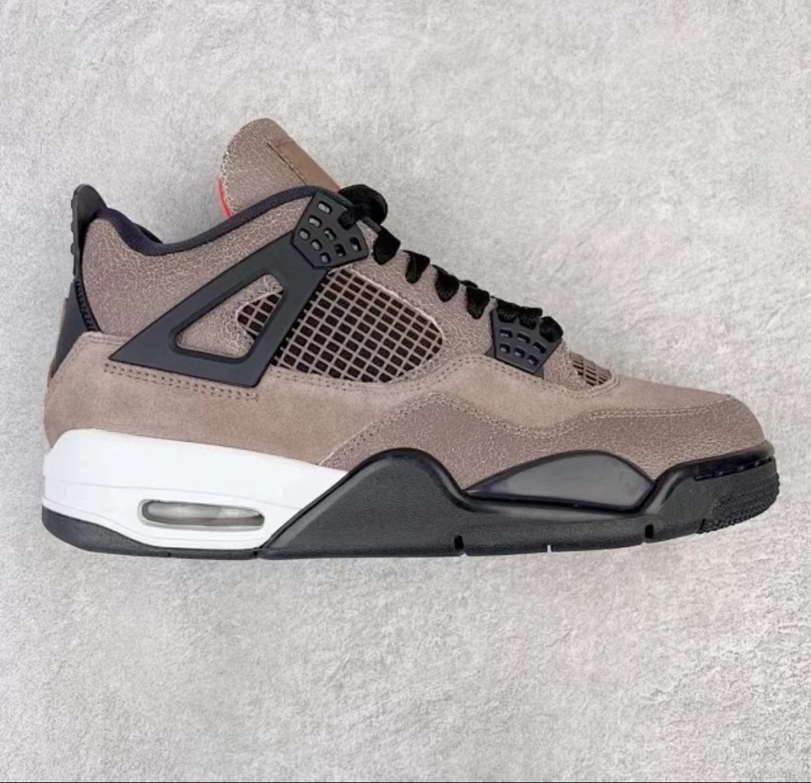 Putian AJ4 hembra eléctrica Jordan hembra eléctrica negro cemento París zapatos de baloncesto puro original Joe4 Duck Duck AJ3 zapatos de baloncesto cojín de aire