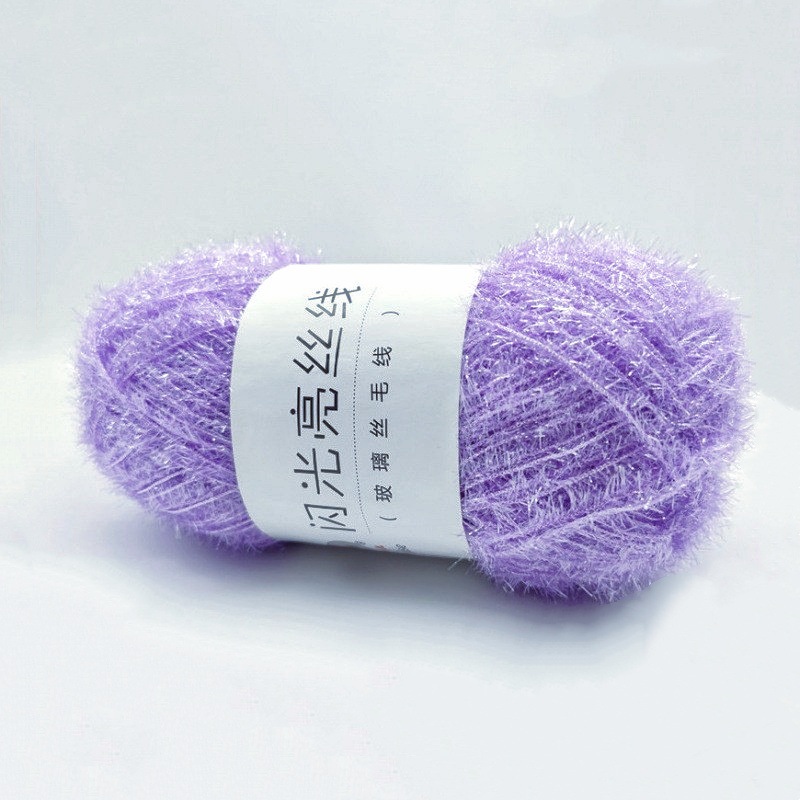 Hilo Brillante para Tejido a Mano de Poliéster para Crochet y DIY image 38