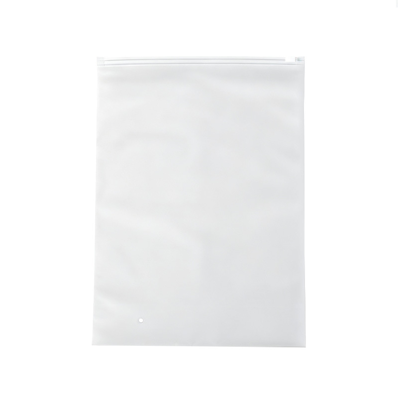 Bolsa de plástico PE transparente esmerilada de 20*30 cm con cierre para ropa y calcetines, bolsa de plástico con cierre para sujetadores. image 7