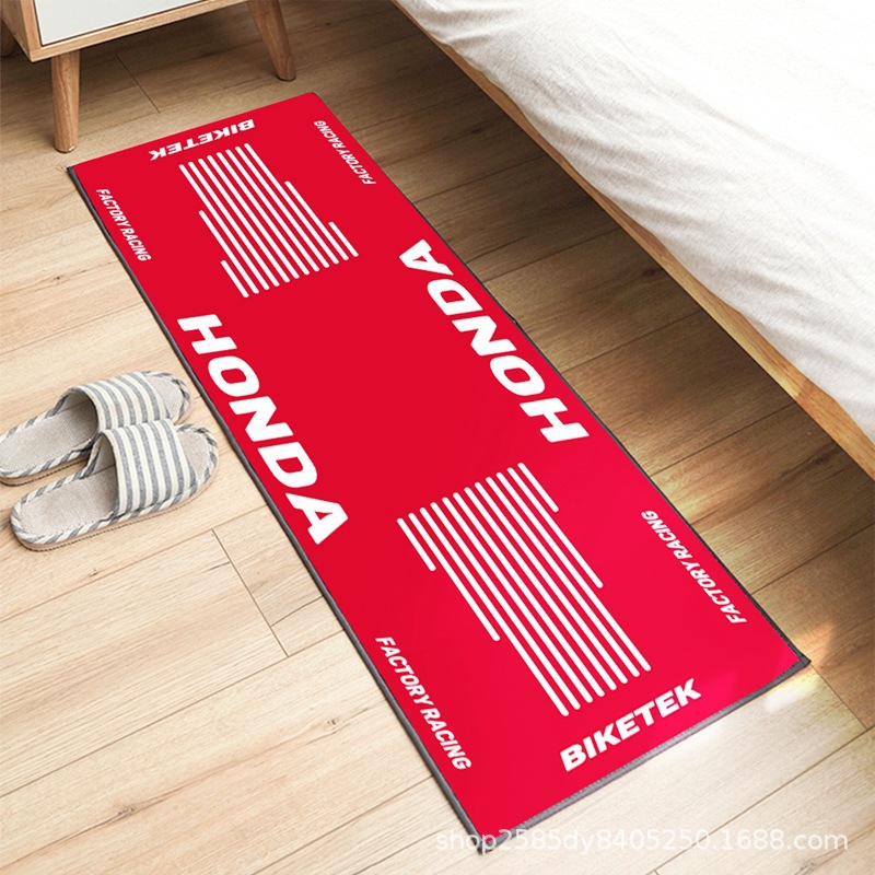 Cross-Border Dropshipping Crystal Velvet Motorcycle Enthusiast Bedside Blanket Stain-Resistant Display Mat Ready-Made Factory Direct Delivery