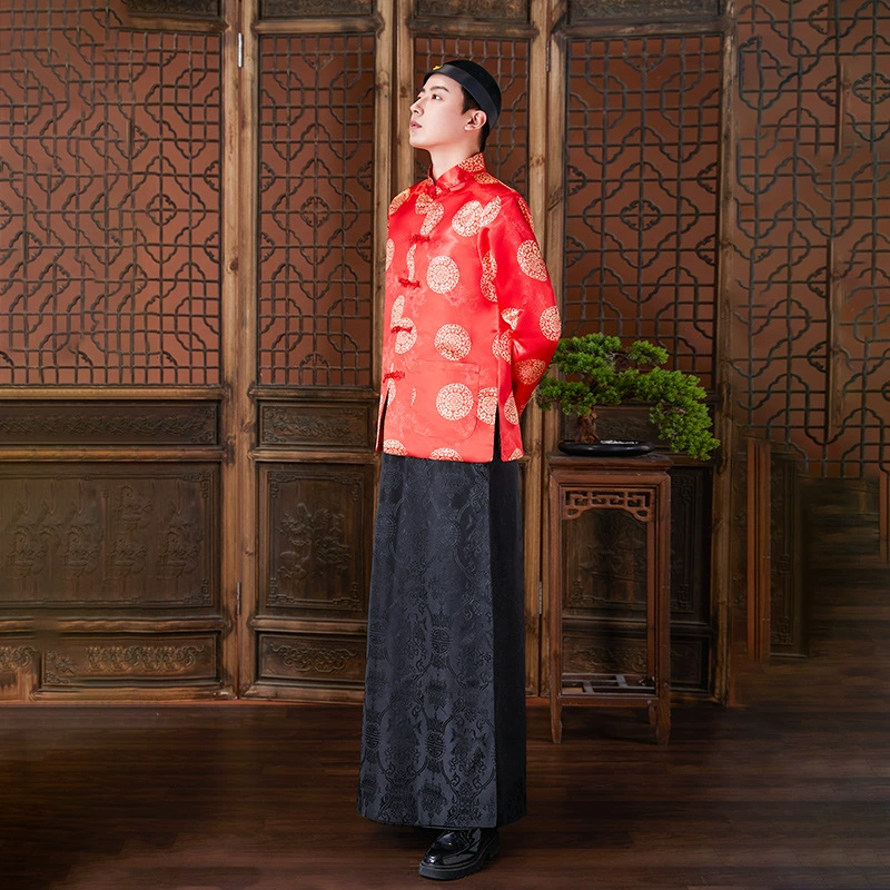 Кинематограф Tang Dynasty Мужчина Республиканской эпохи Шанхайский пляж Гонно пудра мастер мастер мастер мастер мастер арендодатель династия Цинь костюм производительности