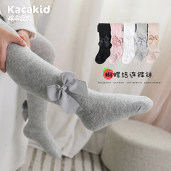 兒童連褲襪春秋新款批發可愛蝴蝶結a類童襪女童寶寶韓版打底褲襪