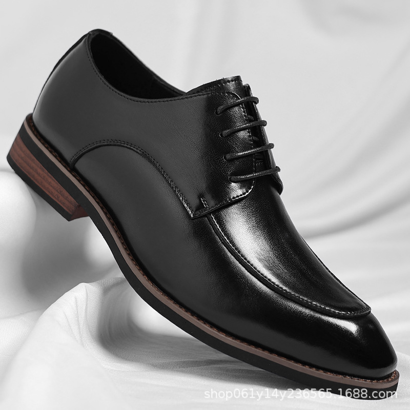 Men's Shoes Cross-Border Dropshipping Large Size New Leather Shoes Fashionable Men's Business Formal Shoes Trendy British Gentleman Shoes