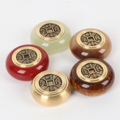 Hailiu money transfer handle, horn handle, pure copper money transfer handle, luminous money transfer handle