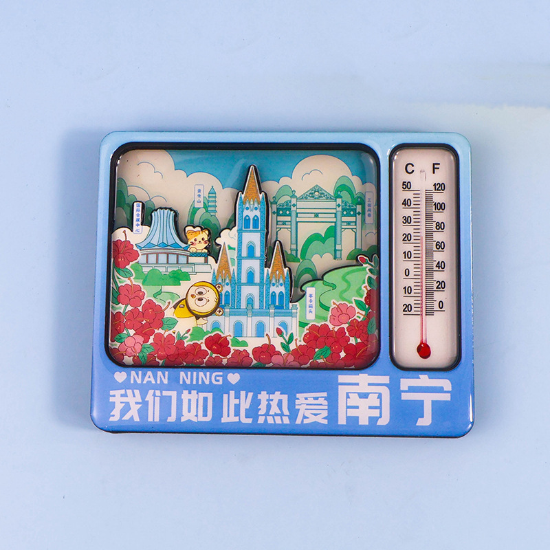 中国都市人気観光名所木製冷蔵庫マグネットカスタマイズされた文化的で創造的な北京パンダ diy マグネット強力な吸引|undefined
