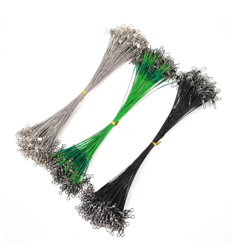 Luya anti -bite line Wire leader with rotary rotor pins, soft steel wire front wires, Luya fishing sets 3