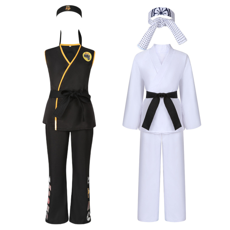 Dragon Power Kid Taekwondo Clothes Cosplay Cobra Karate Training Clothes Cos Adult Children's Clothing