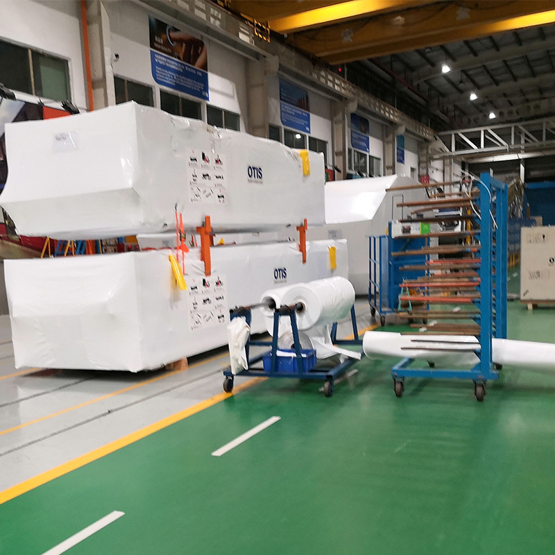 Fábrica al por mayor equipo de máquina grande motor coche PE embalaje película retráctil aire acondicionado embalaje envío personalización