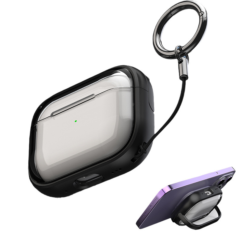 AirPods 4Th Generation Shell Transparent AirPods Pro2 Generation Protective Cover Suitable for Apple Headphone Shell Holder Soft Shell